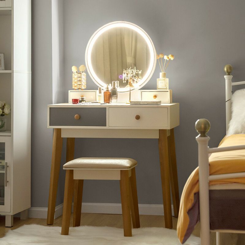 Canton Vanity Set Brown/Red - HOMES: Inside + Out
