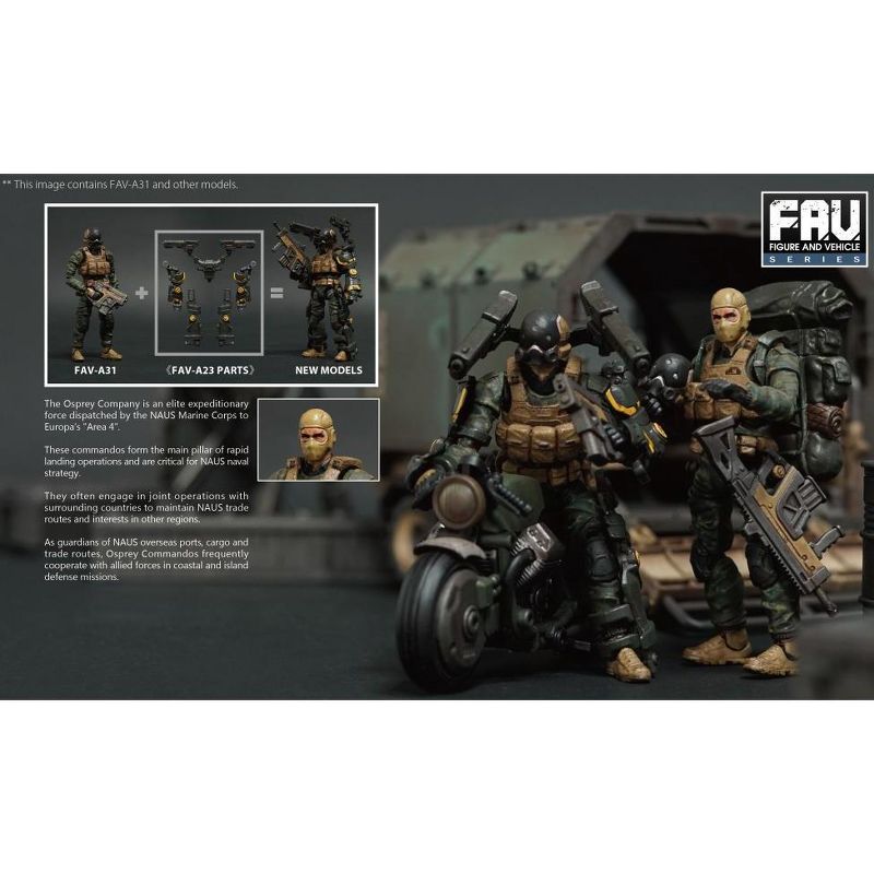 FAV-A31 Osprey Commando 1:18 Scale | Acid Rain Fav Action figures