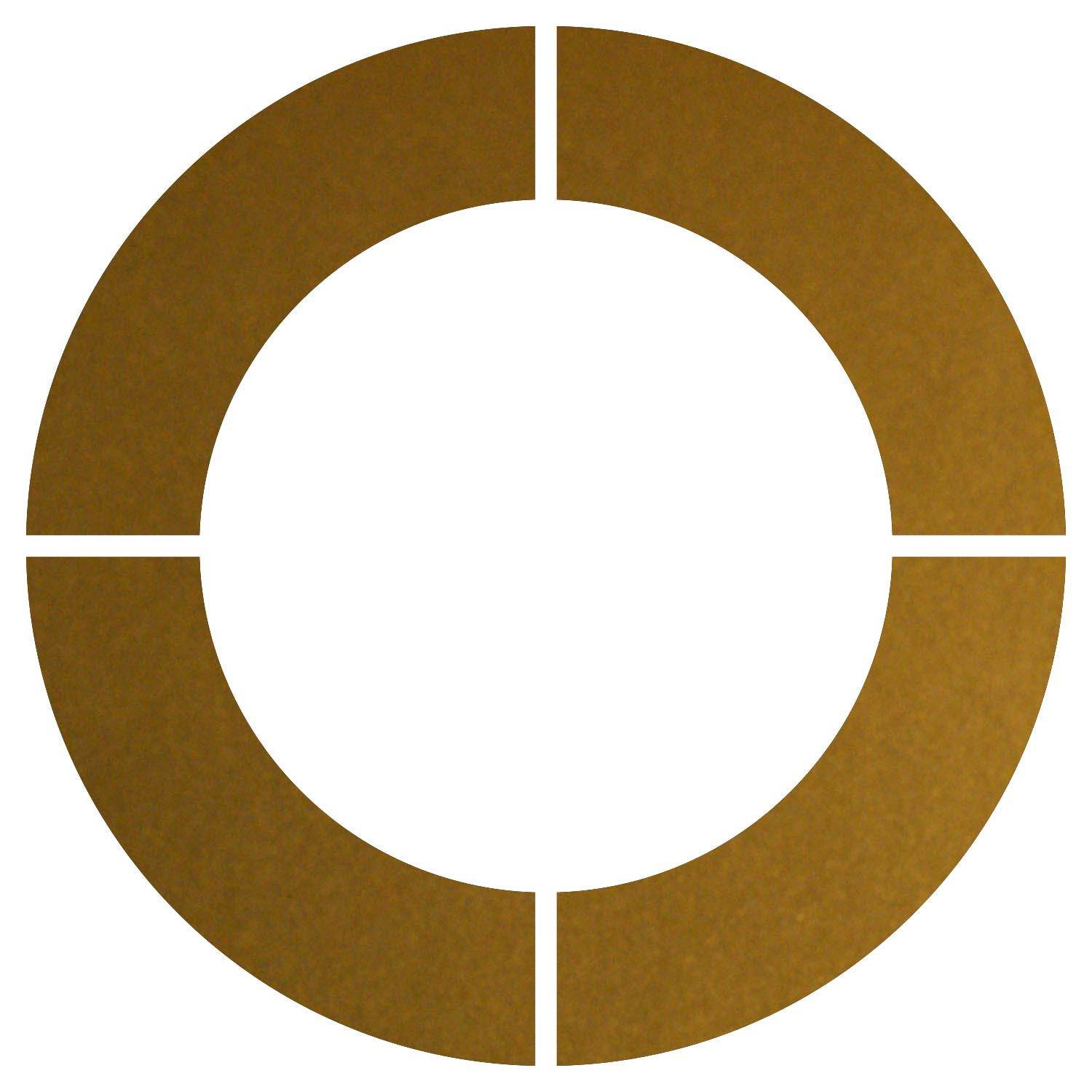 LiteMark Metallic Gold 12 Inch Circle Kits - Makes 3 Circles