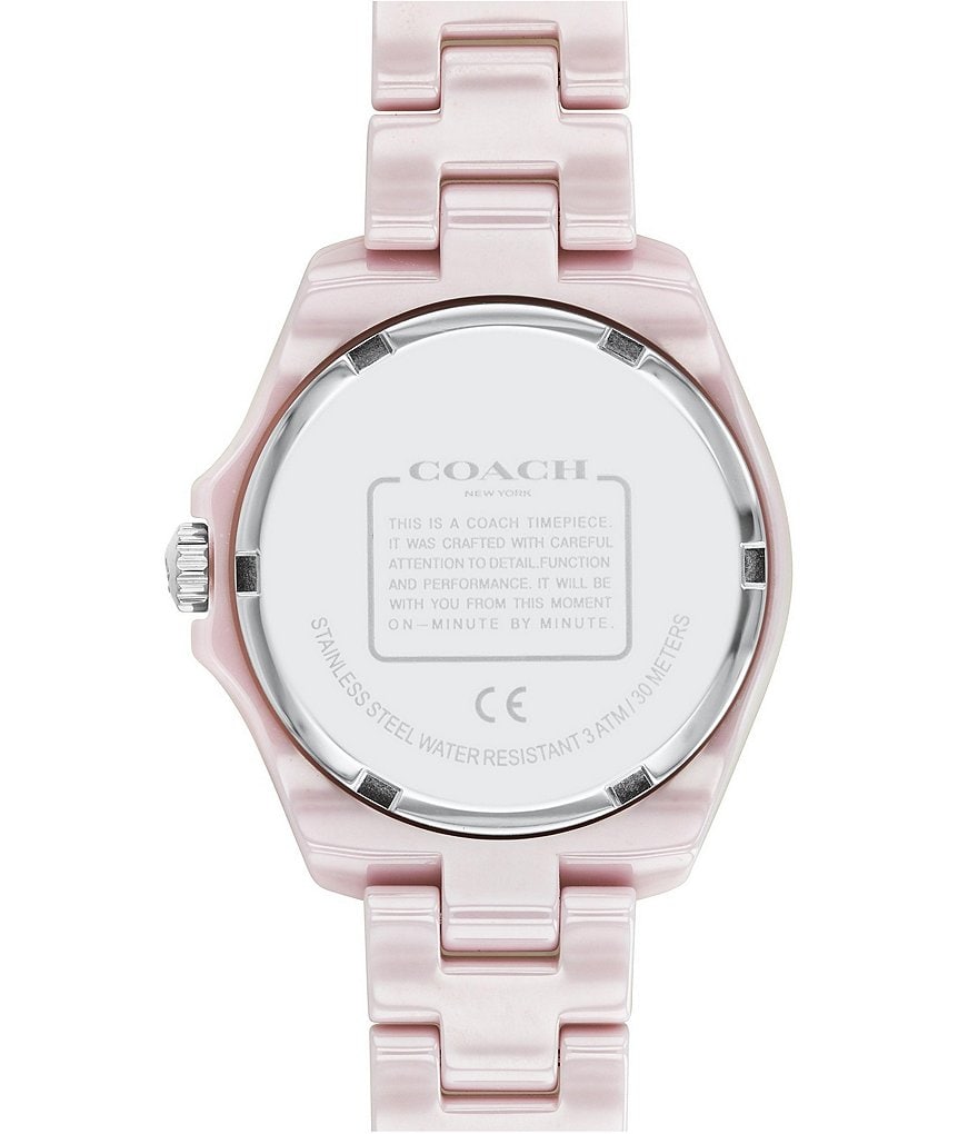COACH Preston Ceramic Bracelet Watch