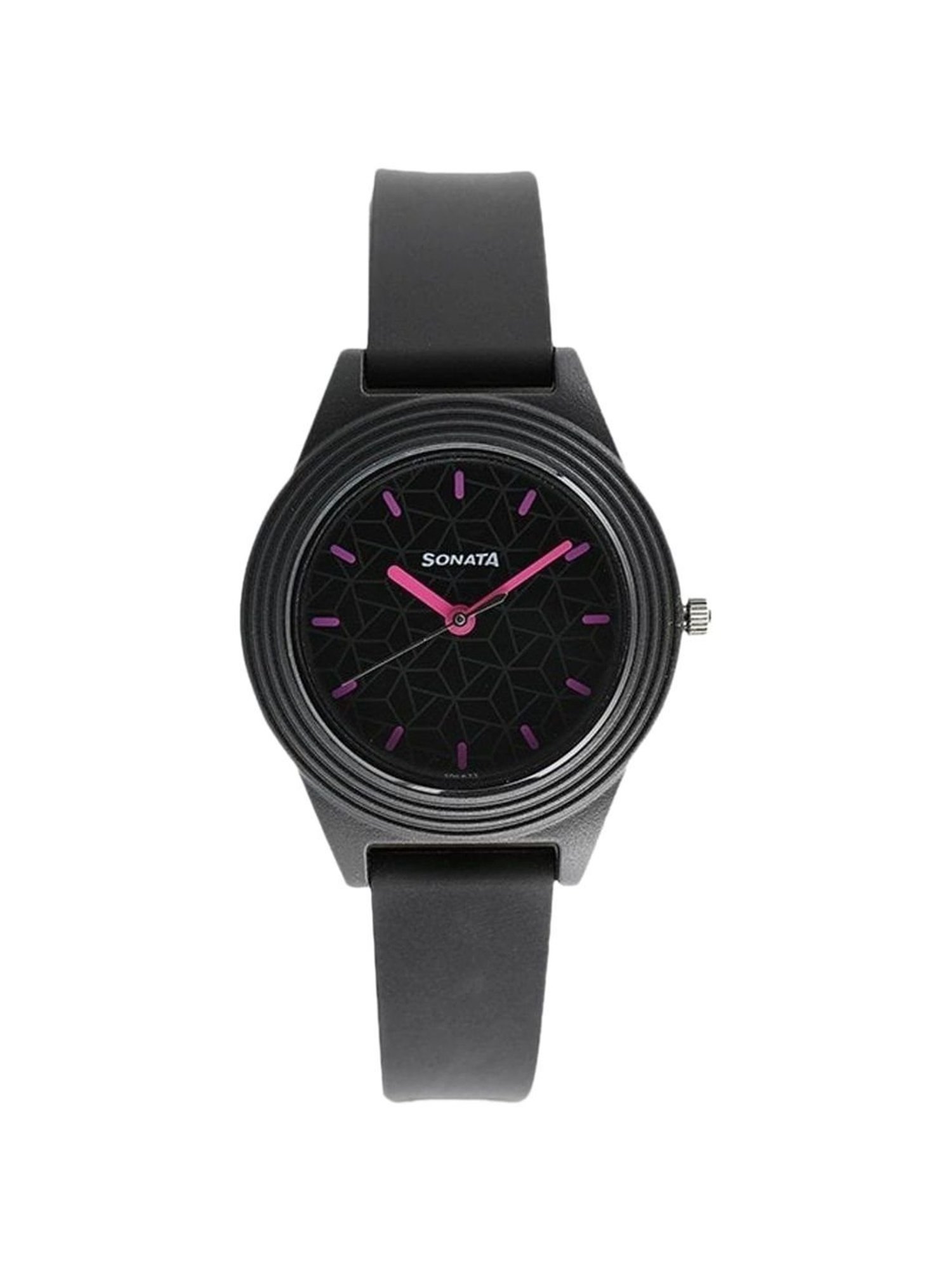 Sonata NS87024PP06W Color Pop Analog Watch for Girls