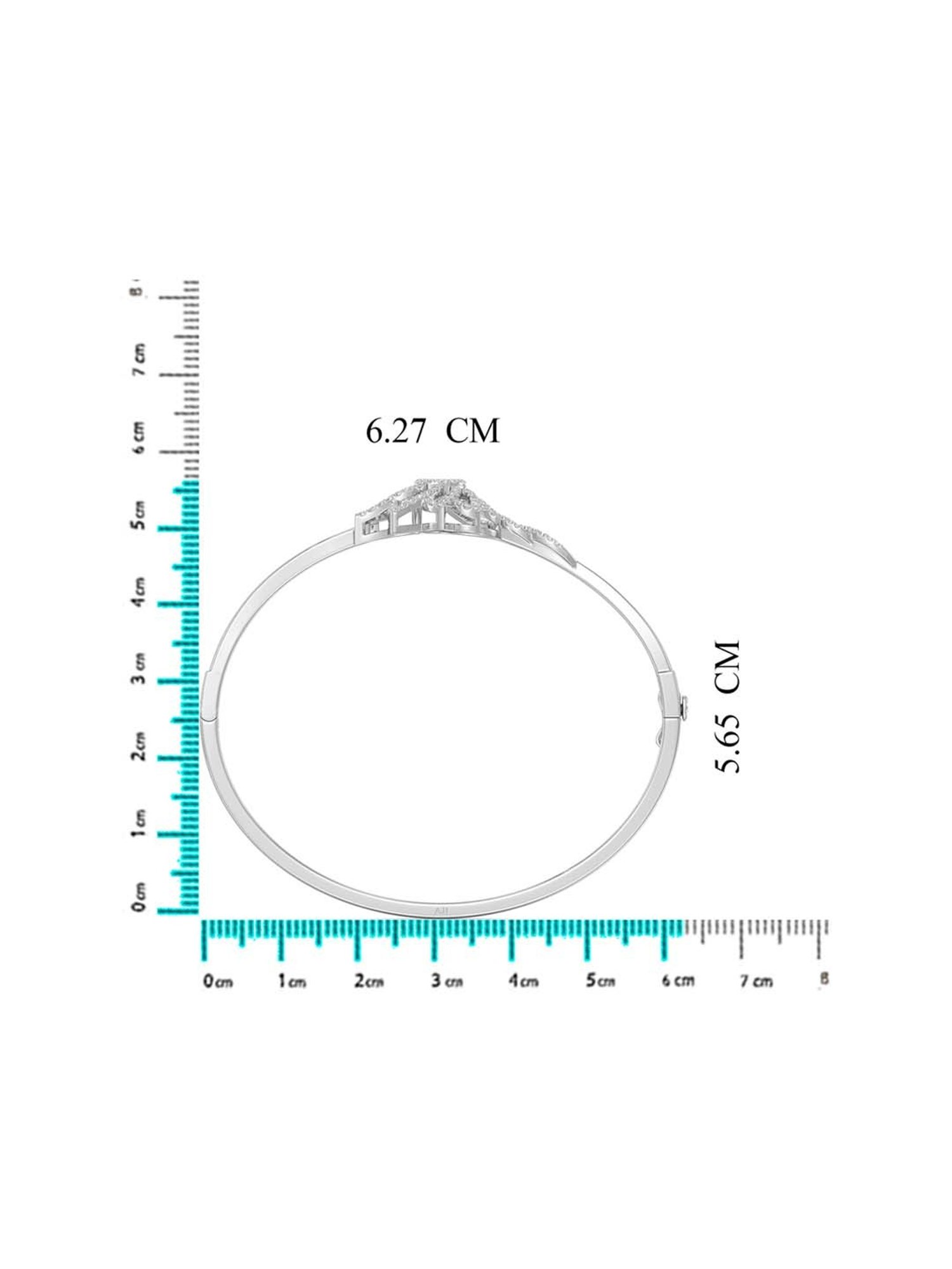 Joyalukkas 18k White Gold & Diamond Little Bird Bracelet for Women