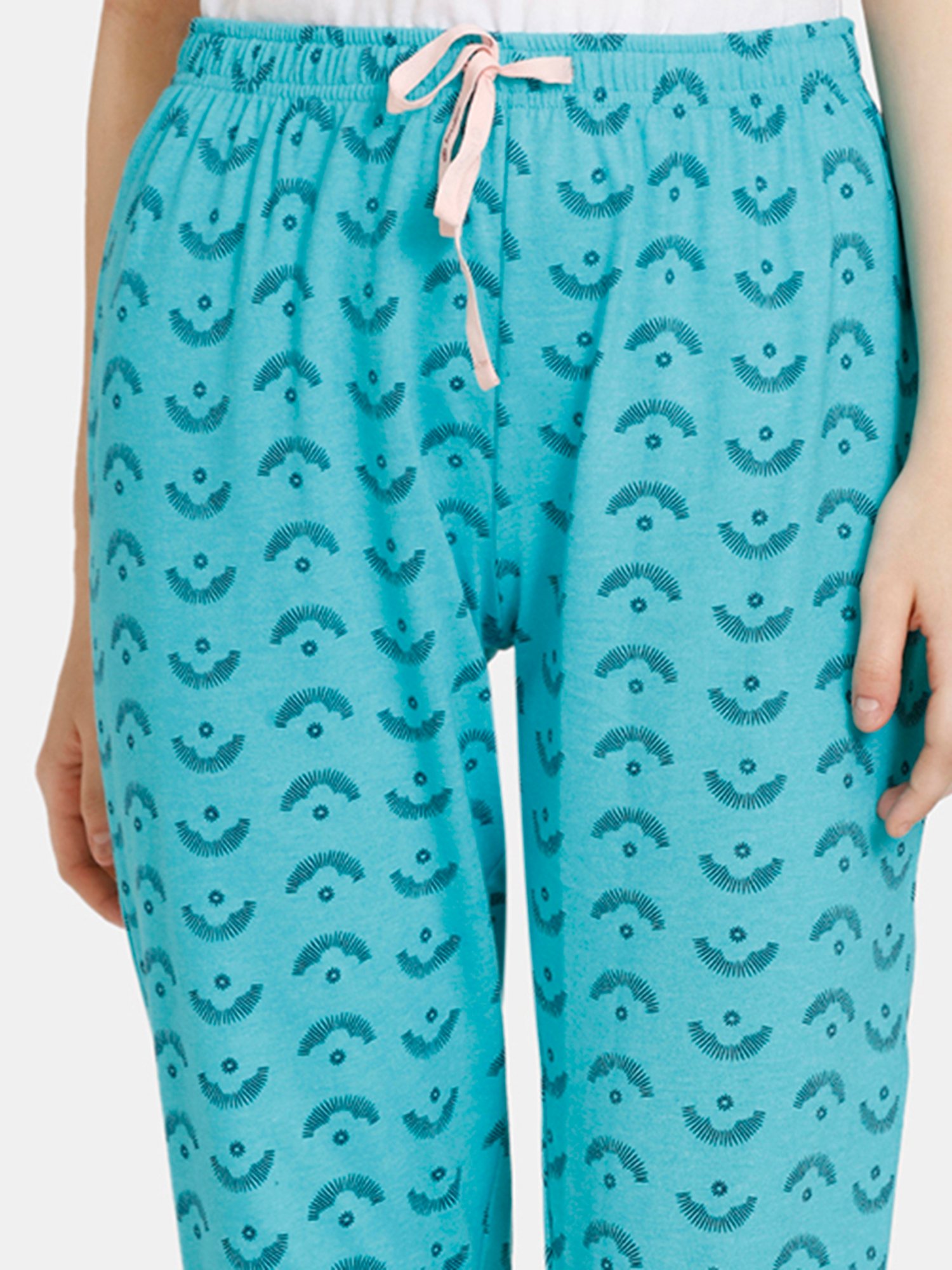 Rosaline by Zivame Multicolor Printed Pyjamas - Pack of 2