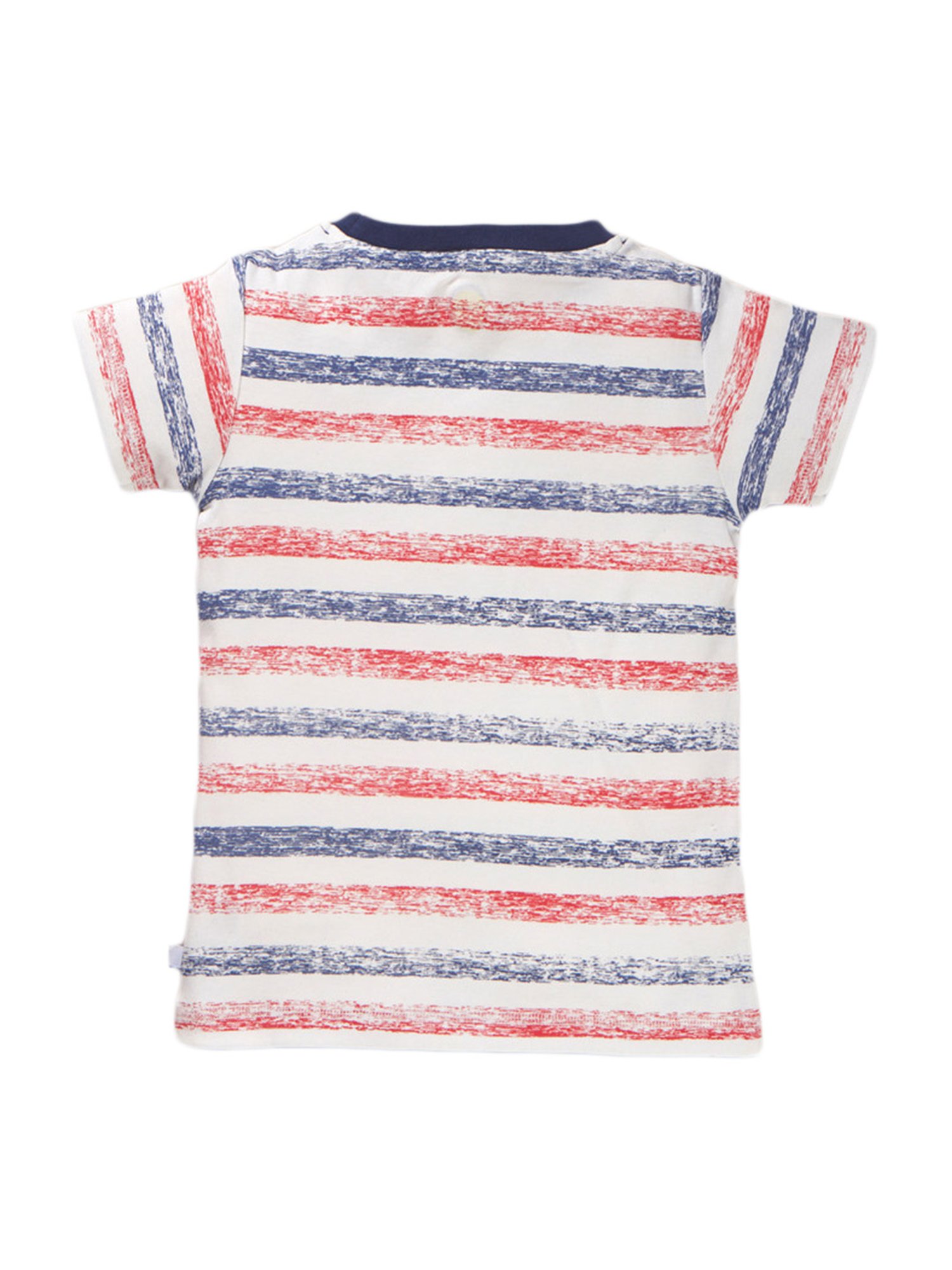 Pranava Kids Red Cotton Printed T-Shirt