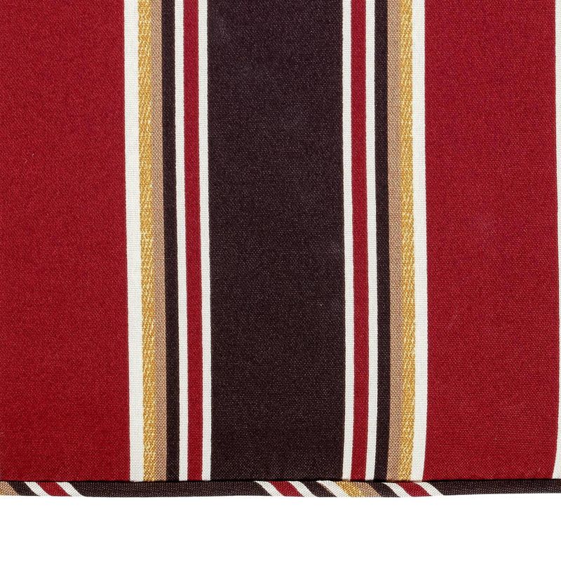 Rolston 3pc Outdoor Replacement Loveseat Sofa Cushion Set Red Stripe - Haven Way
