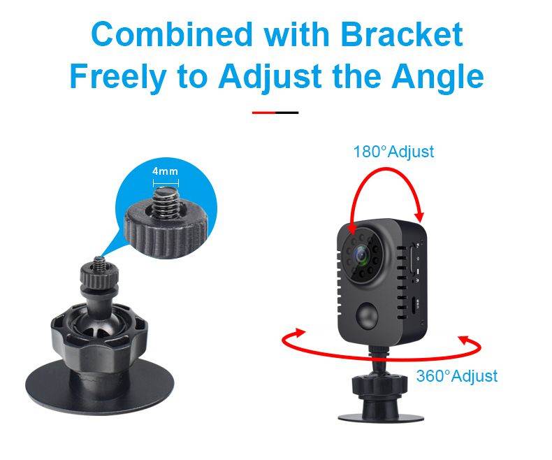 HD Mini Body Camera Wireless 1080P Security pocket Cameras Motion Activated Small Nanny Cam for Cars standby PIR Camera