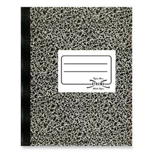 Rediform 43460 National Xtreme White Notebook 80 Sheet -  7.87" x 10" - 1 Each Each - White Paper