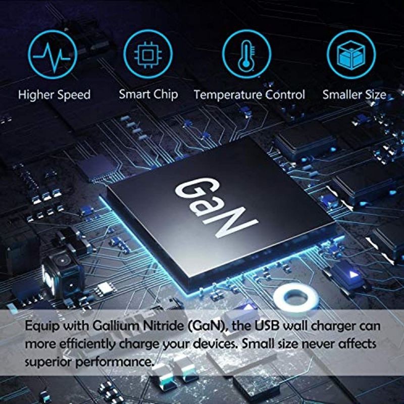 USB Wall Charger, Costyle 3 Pack 18W Extra Slim GaN Tech Fast Charge 3.0 Wall Charger Fast Charging Block with Foldable Plug Compatible for Android Phone, Galaxy S10 S9 Note 9, HTC 12 (Black)