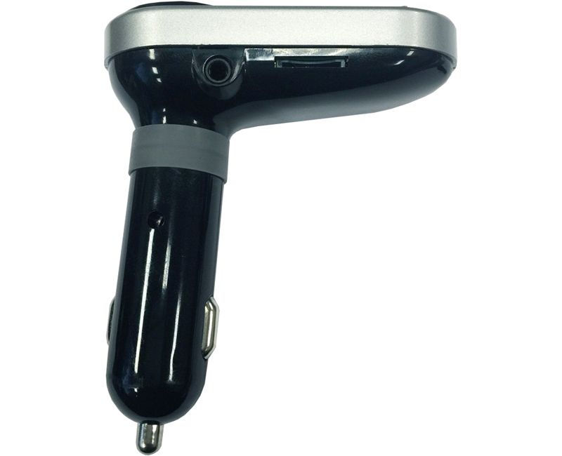 Naxa Universal FM Transmitter Car Adapter & MP3 Player with Bluetooth - 206 x FM Presets - Headphone - Portable