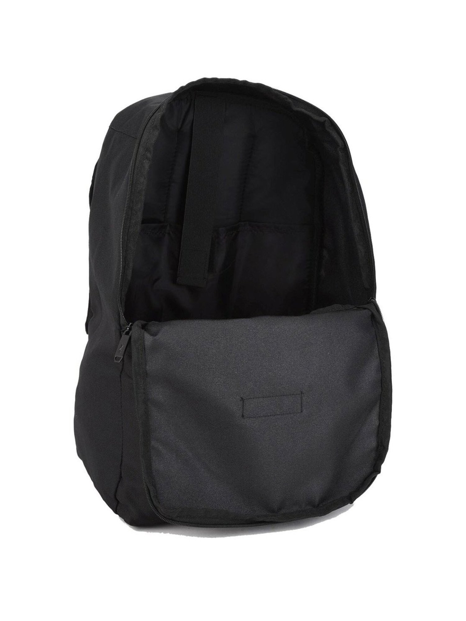 Reebok Black Polyester Solid Backpack