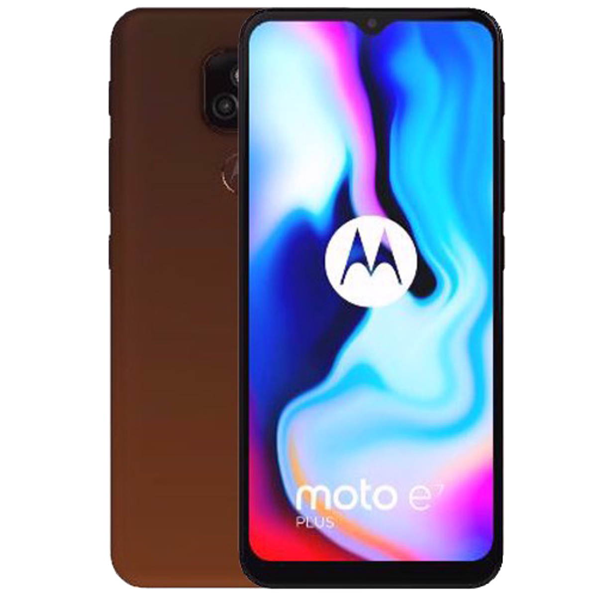 Motorola Moto E7 Plus Dual-SIM 64GB ROM + 4GB RAM (GSM Only | No CDMA) Factory Unlocked 4G/LTE Smartphone (Blue) - International Version