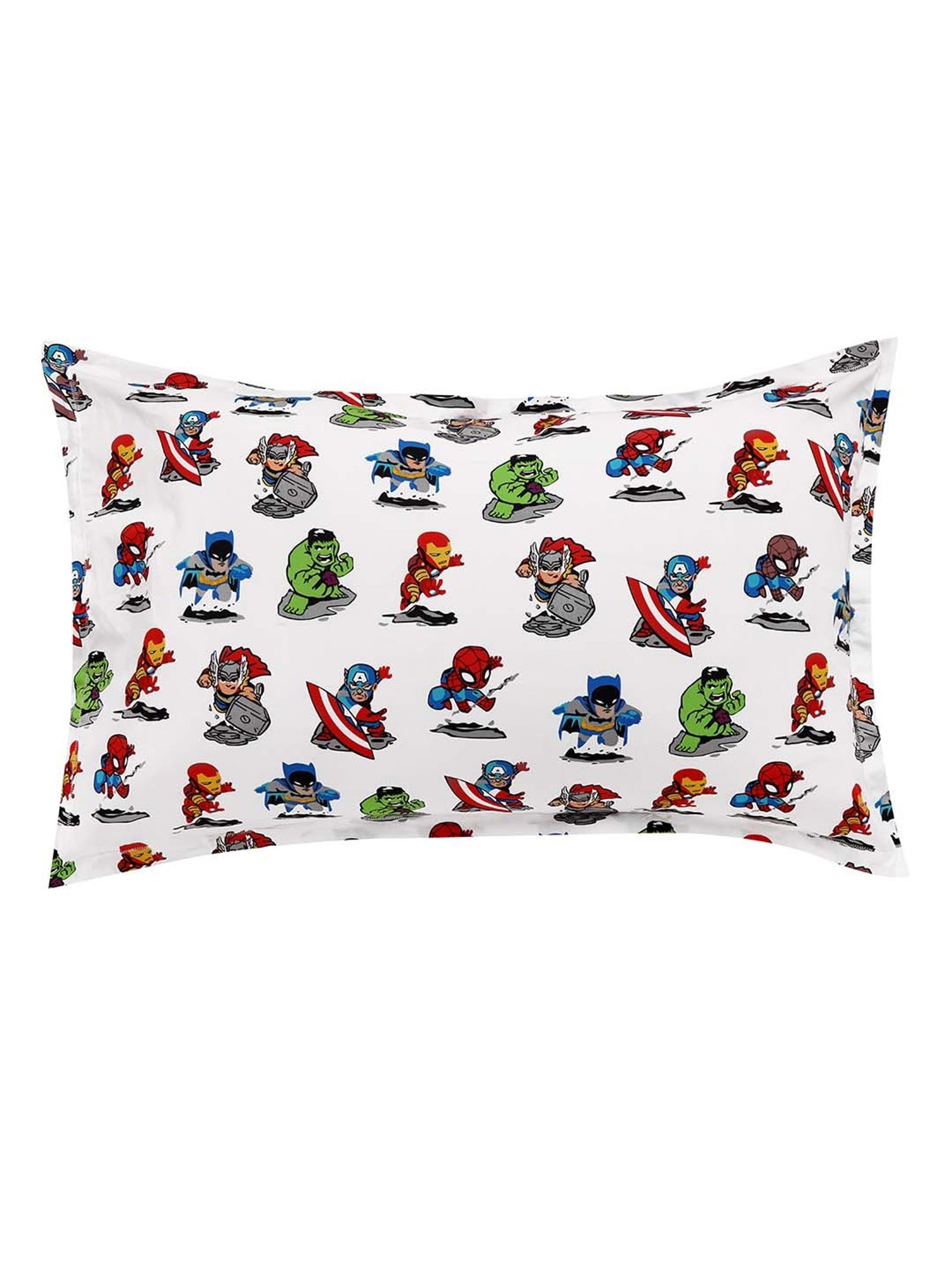 Nigh Nigh Champions Multicolor Cotton 300 TC Kids Bed Linen Set