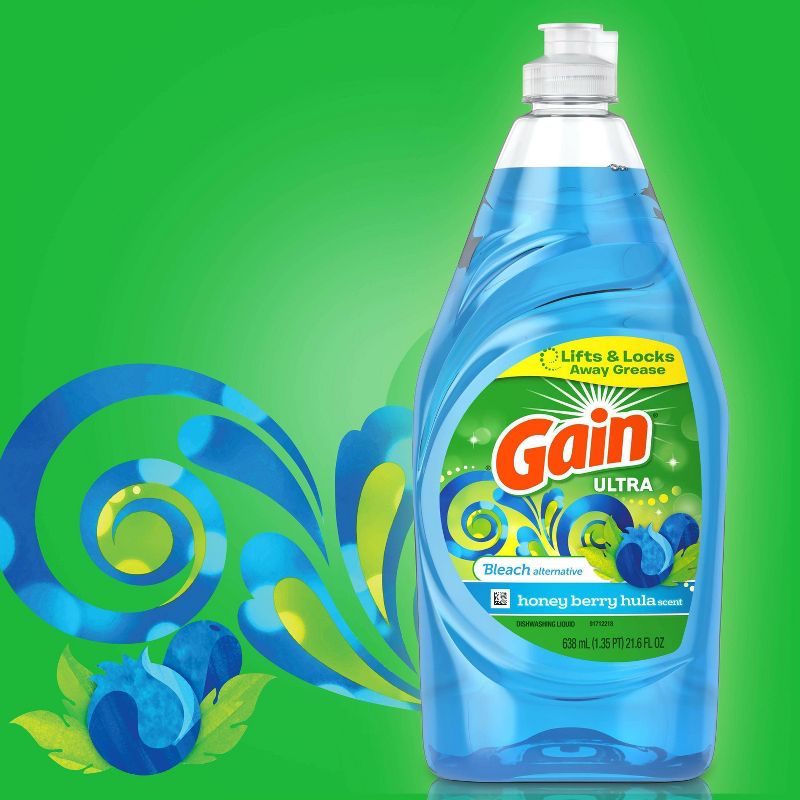 Gain Ultra Dishwashing Liquid Dish Soap - Honeyberry Hula - 75 fl oz