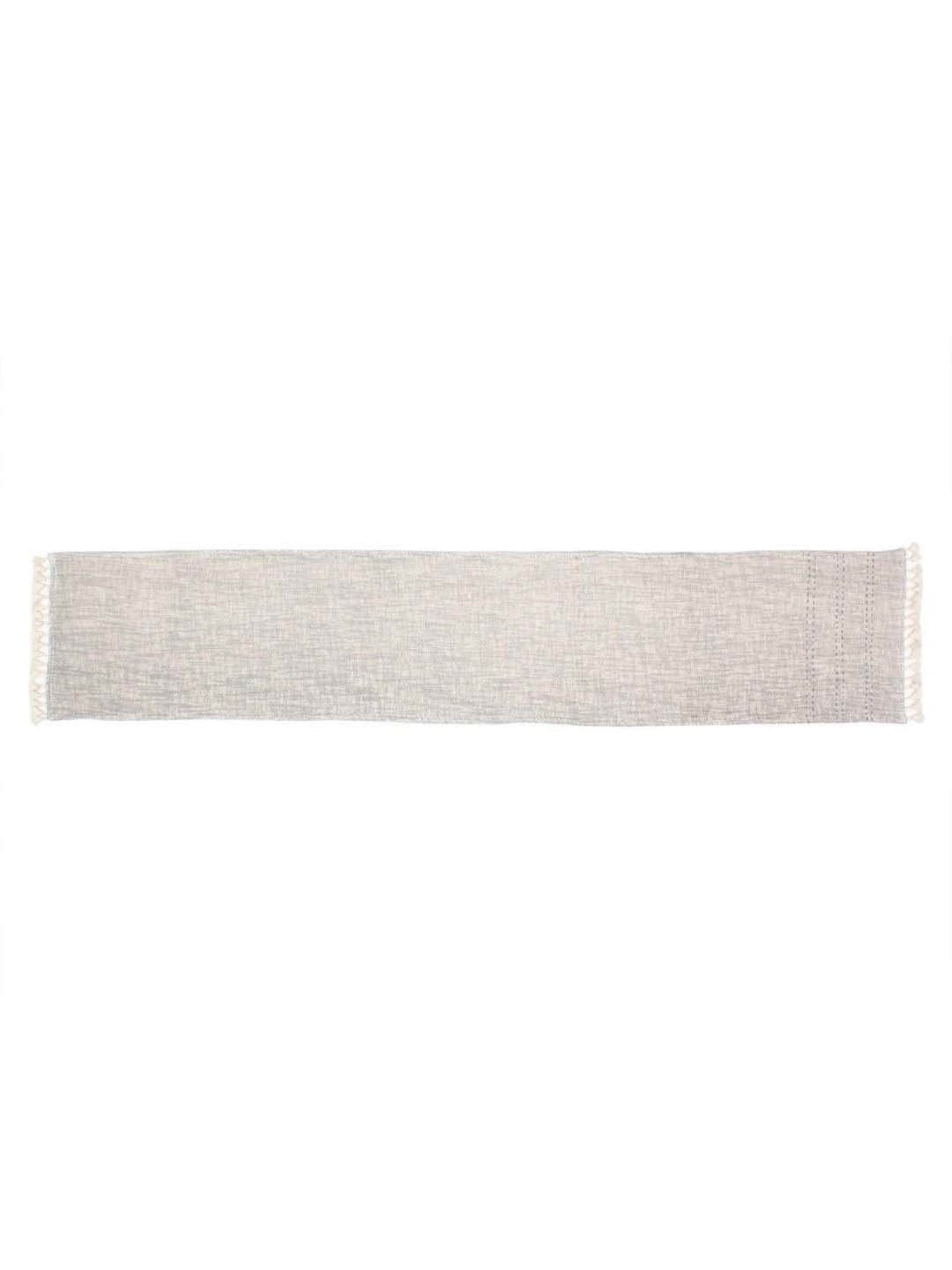 House This Arabian Sea Grey Cotton Runner