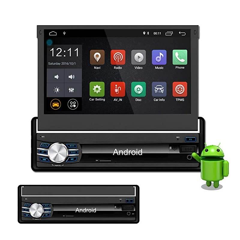 Car Navigation 7inch 1024x600 Super High Definition Digital Screen Built-in GPS 1.2G Quad Core Android 6.0 System Build-in WiFi 7 Color LED Backlight with Remote Control Manual CT0013
