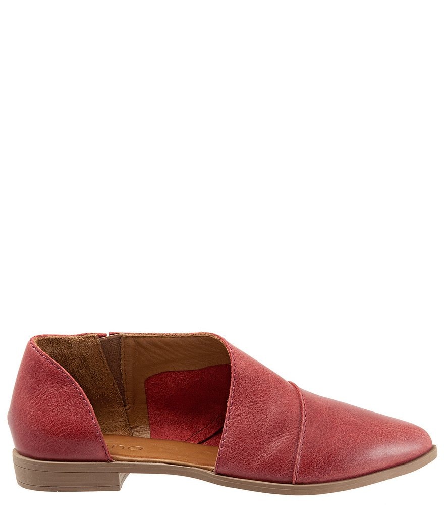 Bueno Blake Open Leather Slip-Ons