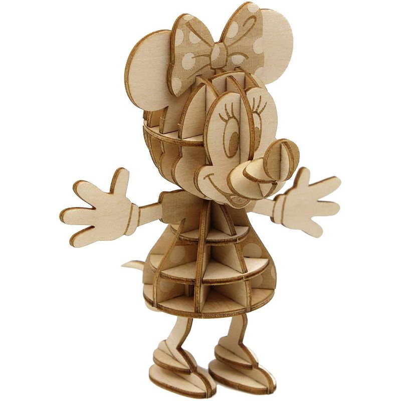 Incredibuilds Disney Minnie Mouse Book & Wood Model Figure Kit