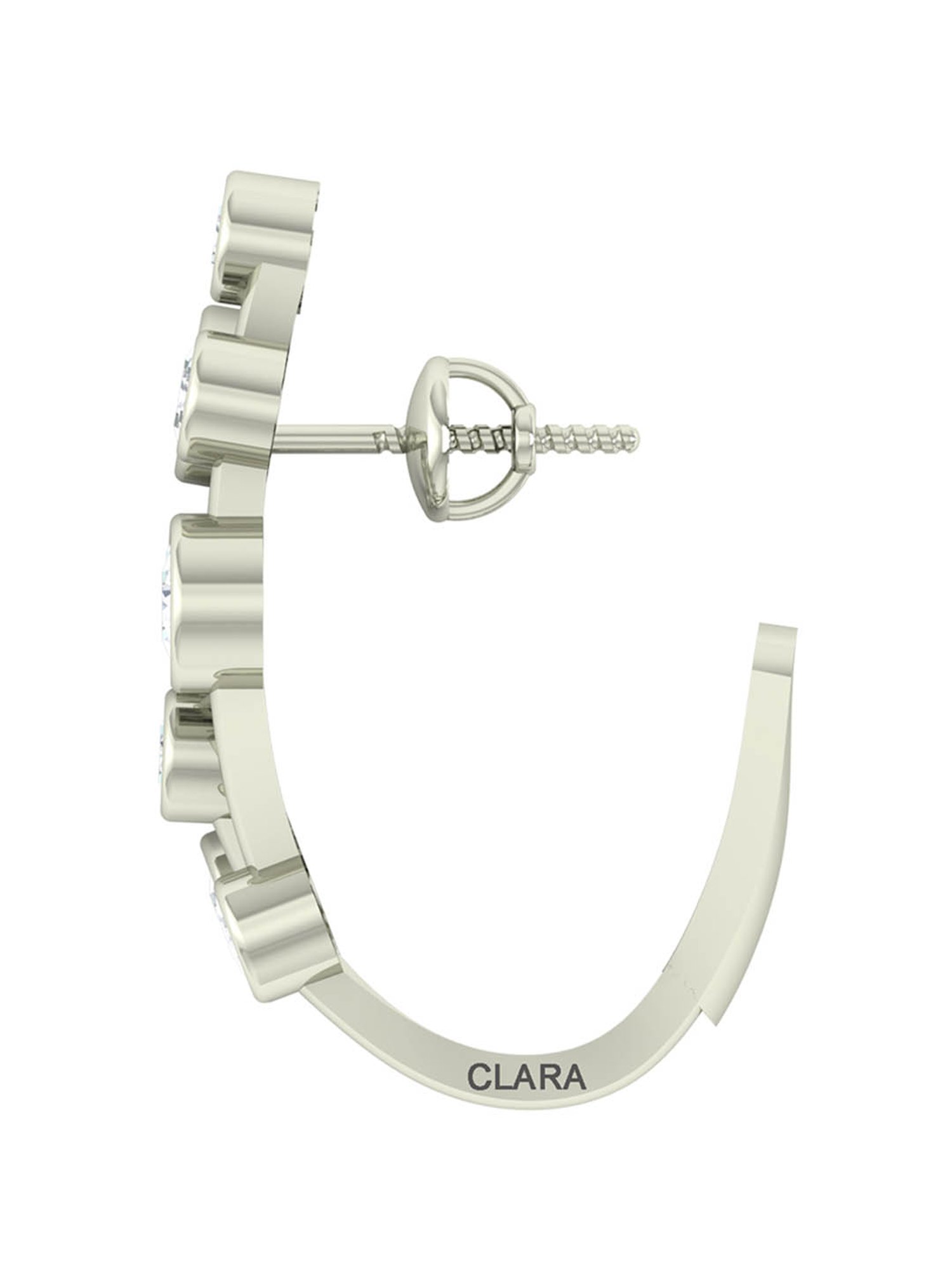 Clara 92.5 Sterling Silver Juno Earrings for Women