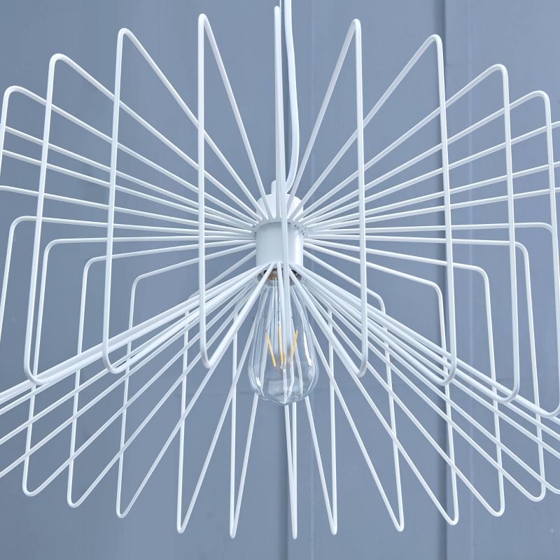 10" Ferdin Pendant Light White - Aiden Lane