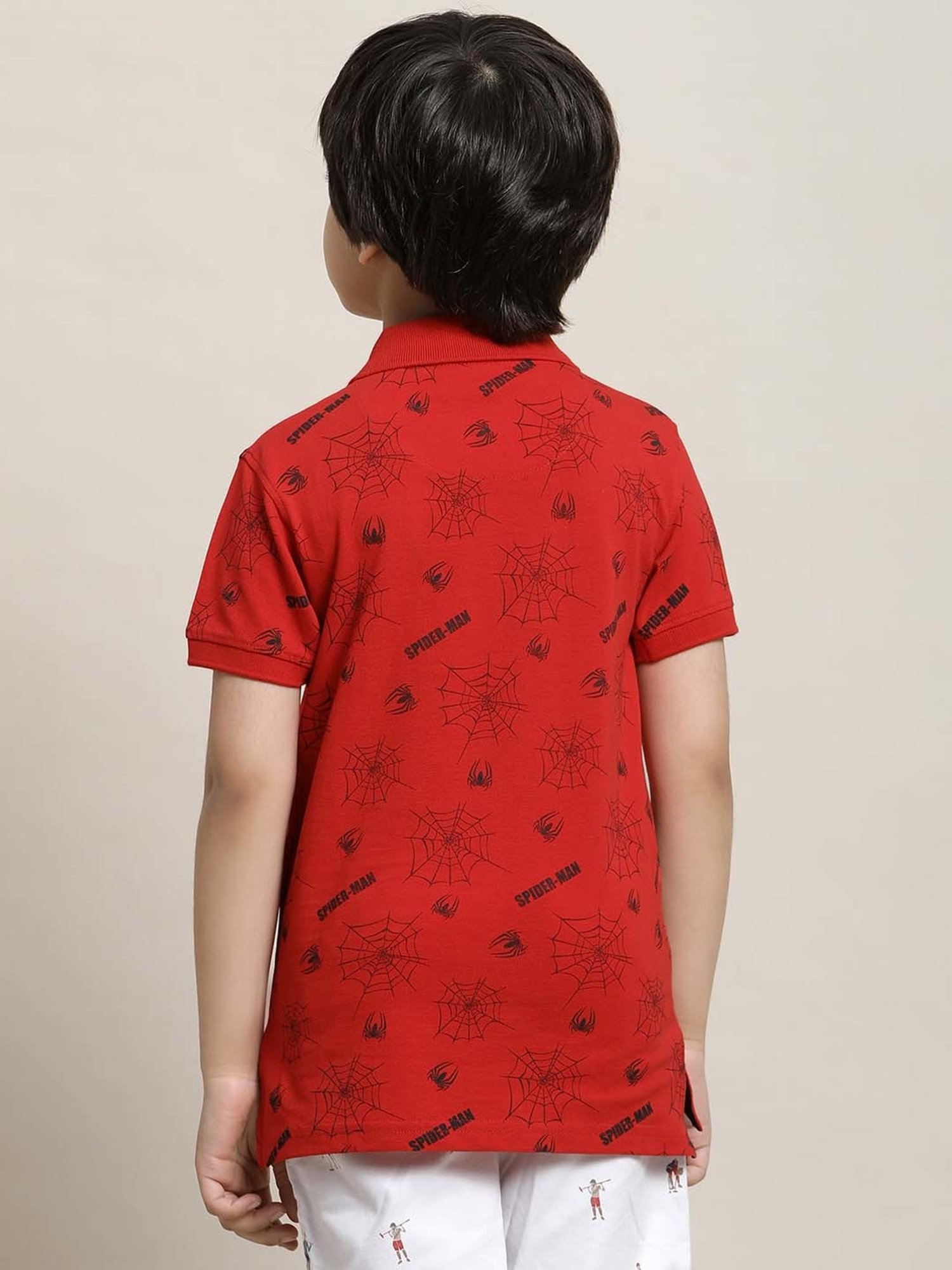 Pantaloons Junior Multicolor Cotton Striped Polo T-Shirt