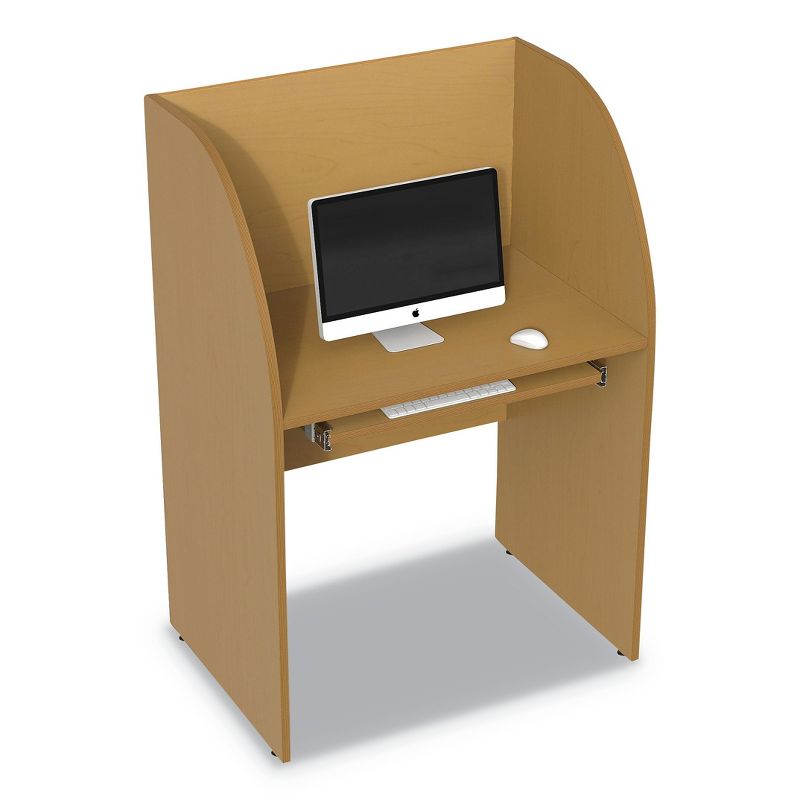 Linea Italia&reg; Study Carrell, 23 1/2w x 33d x 48 1/2h, Maple SC800MAP