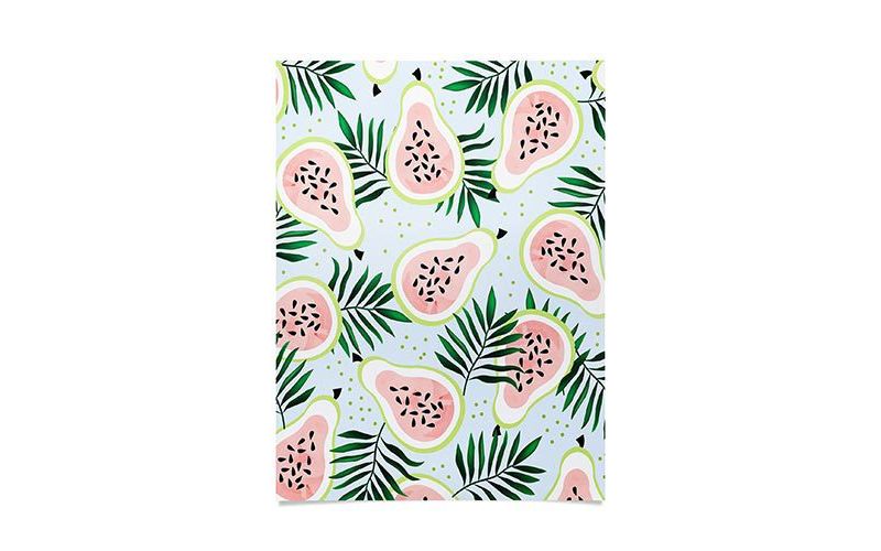 18"x24" 83 Oranges Juicy Surprise Unframed Wall Poster Print Blue - Deny Designs