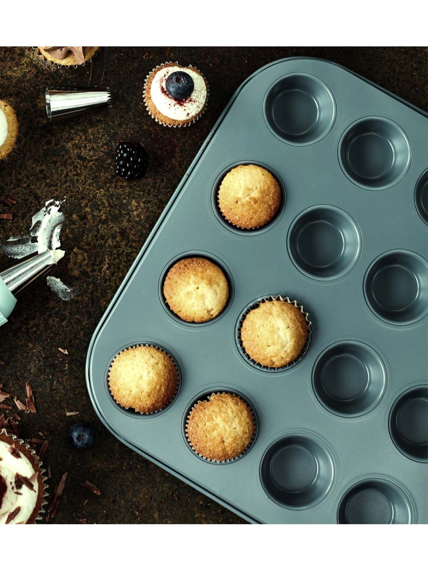 MasterClass Grey Carbon Steel Non-Stick Layered Baking Sheet