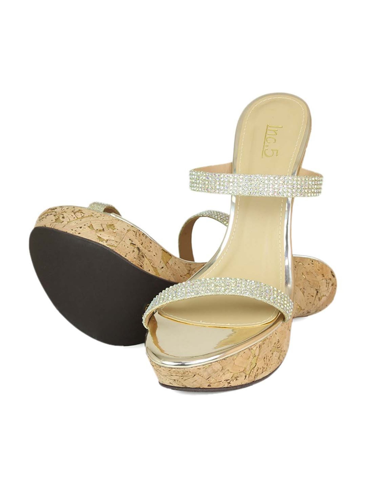 Inc.5 Women's Golden Casual Stilettos