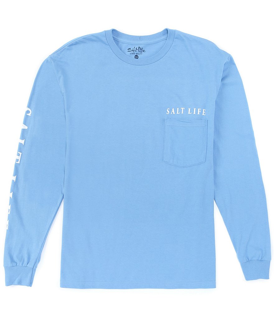 Salt Life Lobster Quest Long-Sleeve Pocket Tee