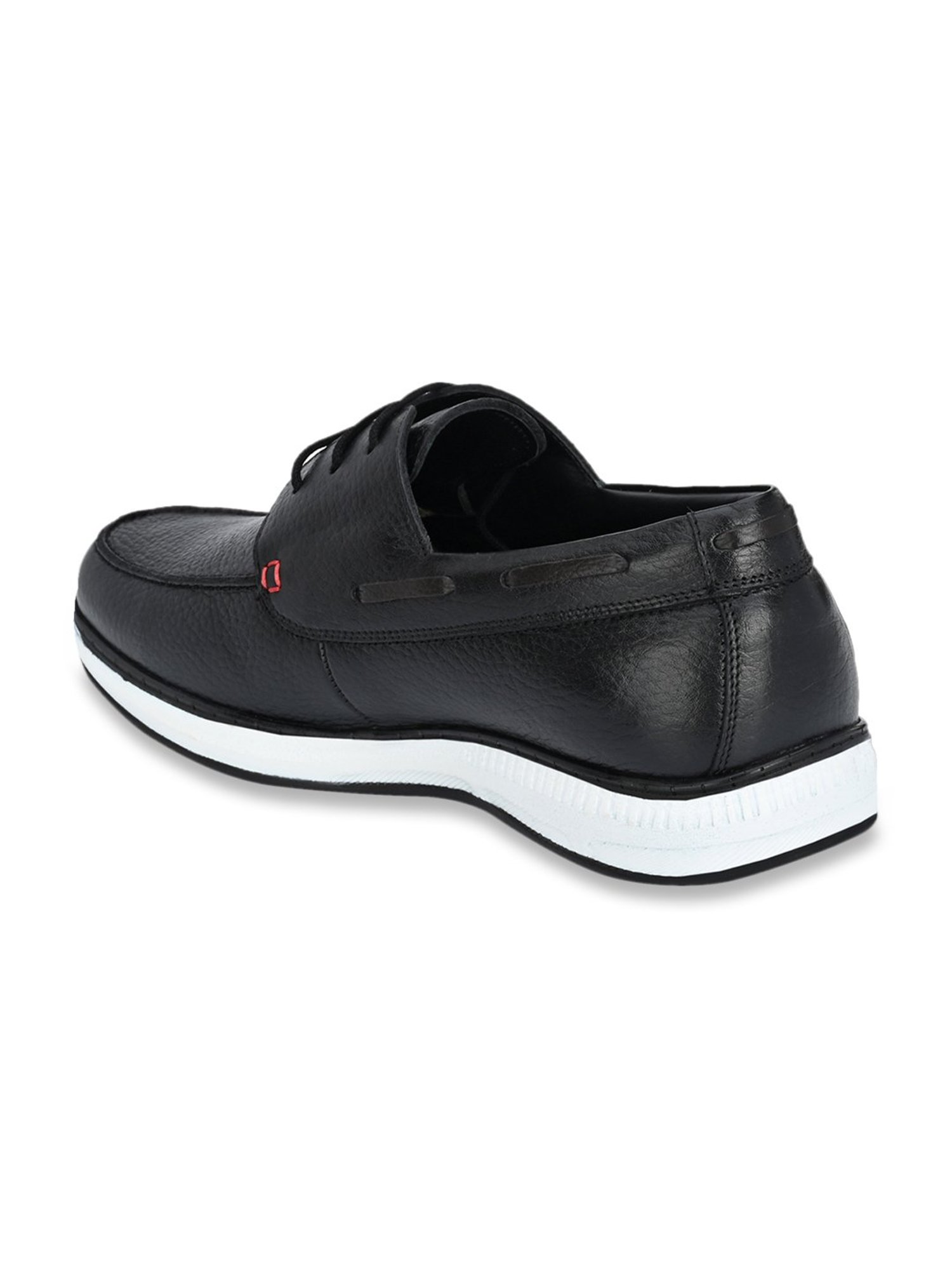 Hitz Men's Black Derby Shoes