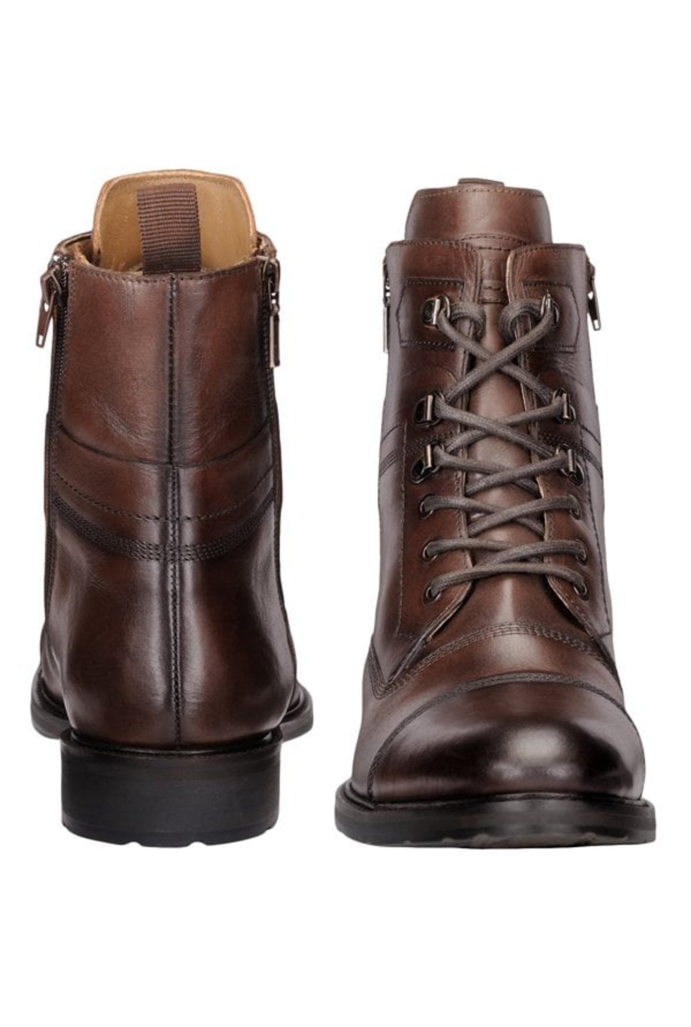Teakwood Leathers Dark Brown Casual Boots