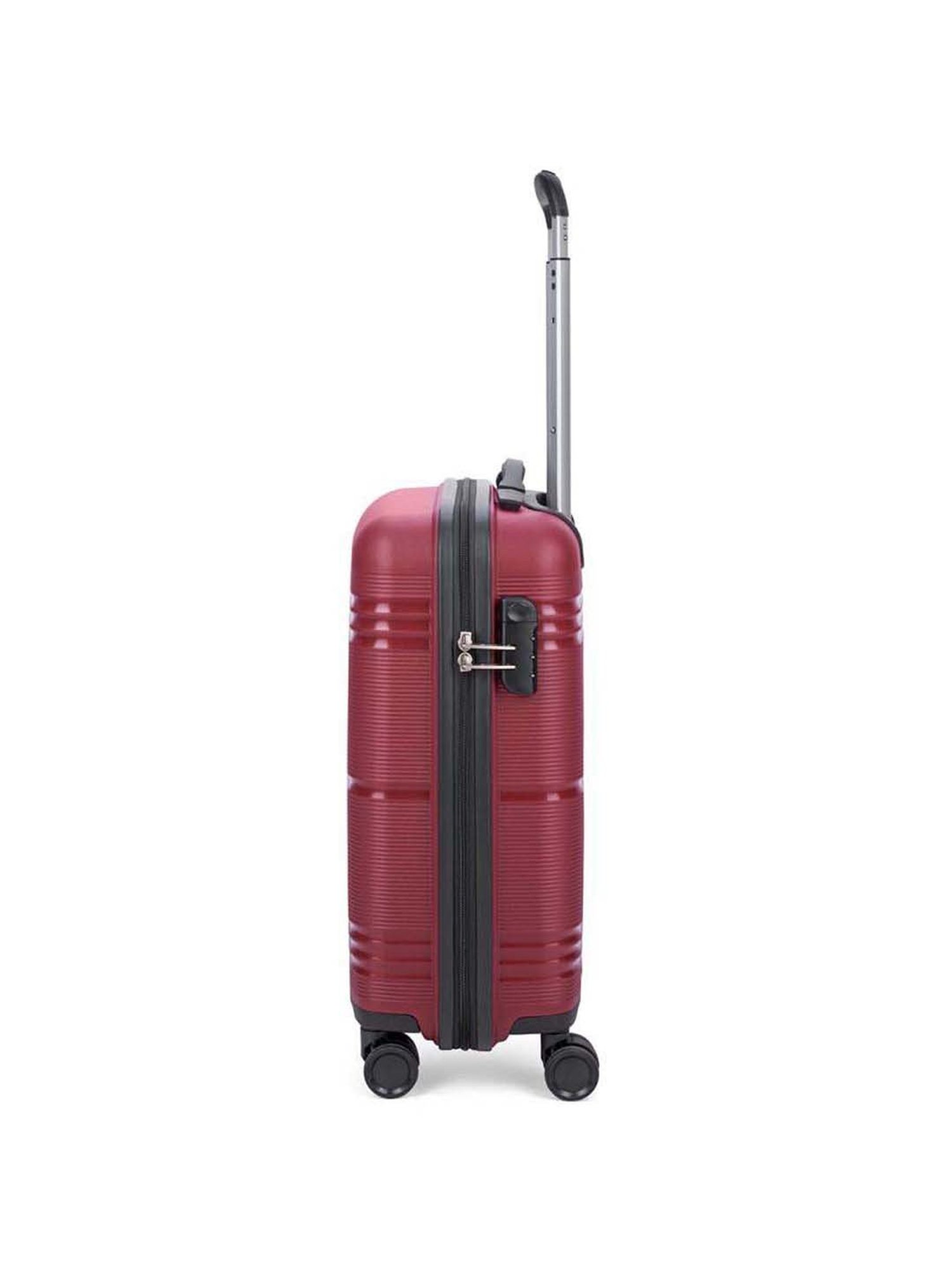 Skybags Paratrip Maroon Textured Hard Cabin Trolley Bag - 38 cm