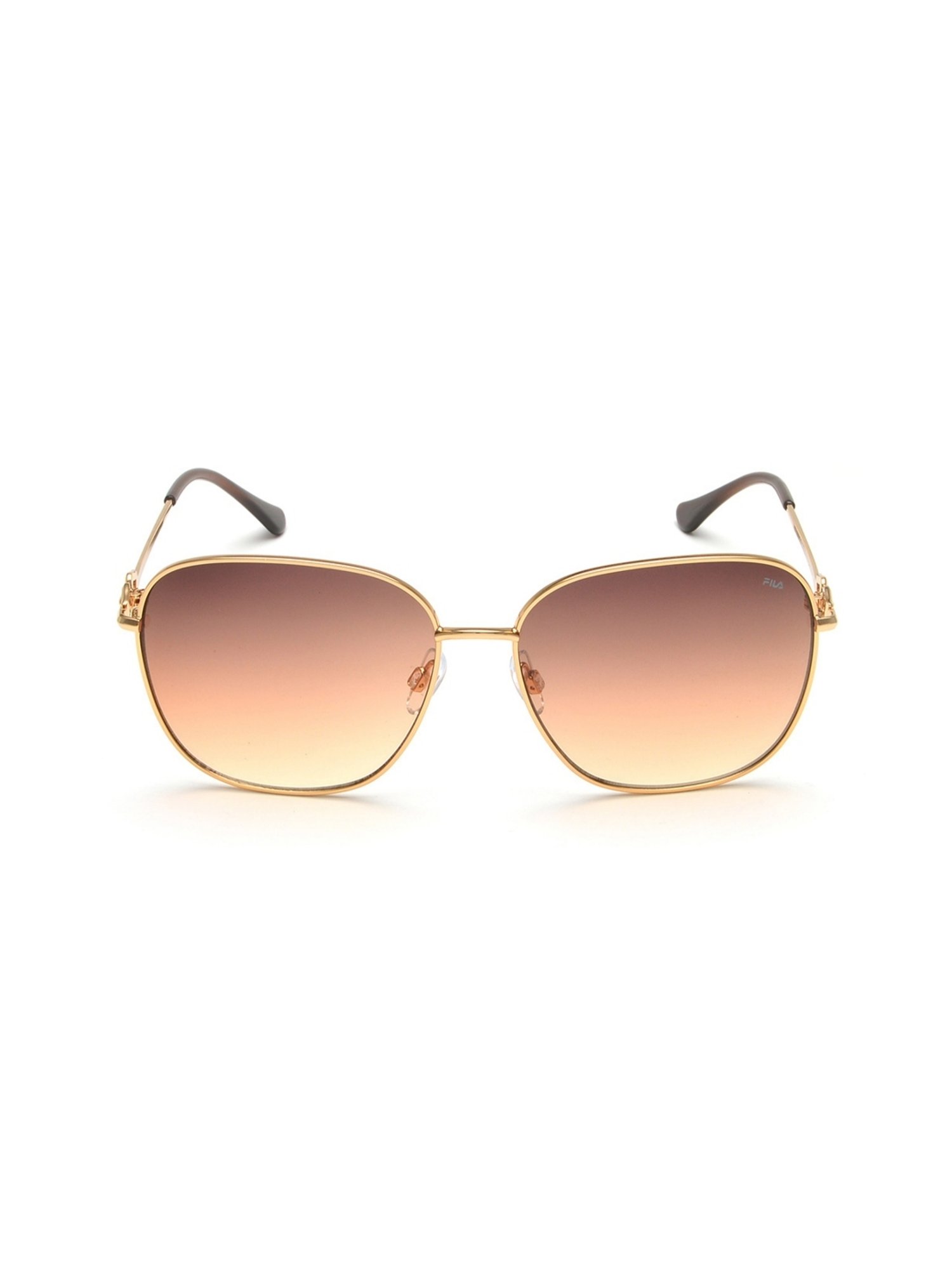 Fila Brown Square Sunglasses for Women