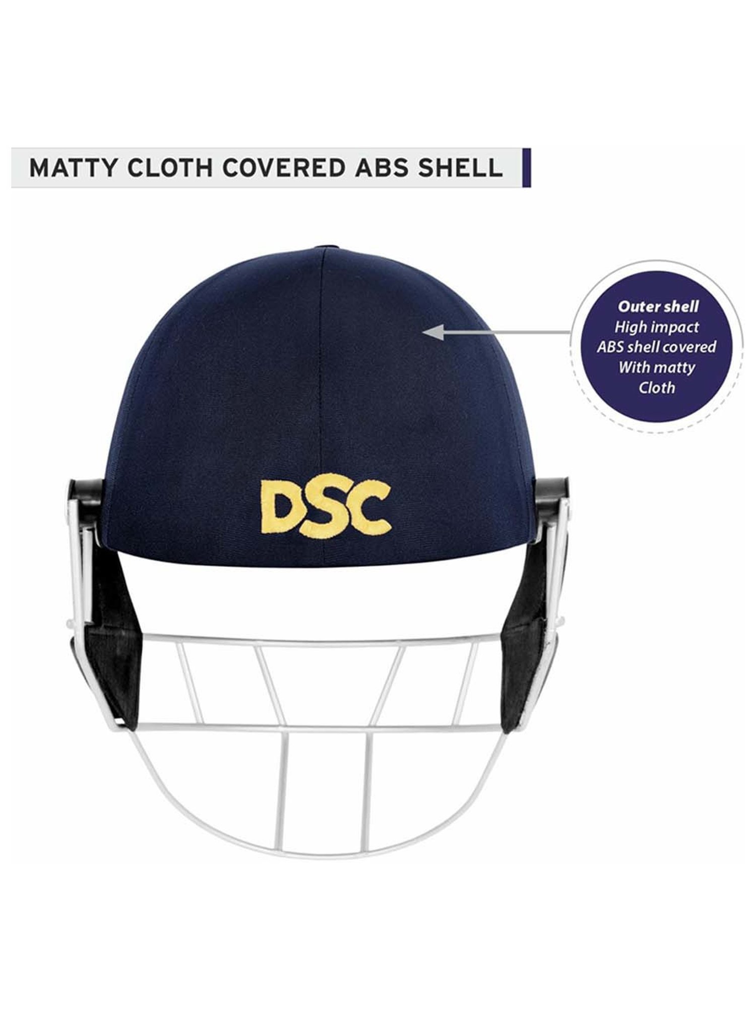 DSC Scud LITE Titanium Premium Cricket Helmet Size - XL