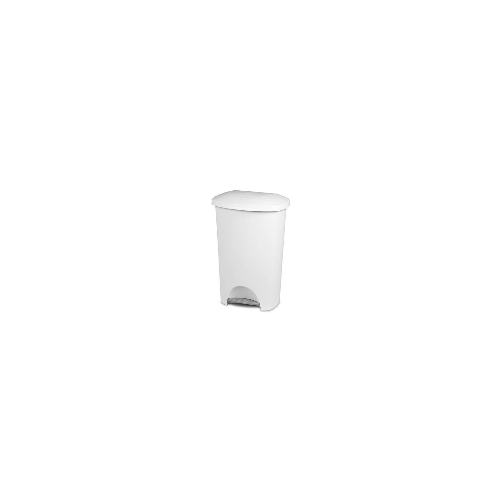 Sterilite 44 Quart Step-On Wastebasket  10968004 - Pack of 4