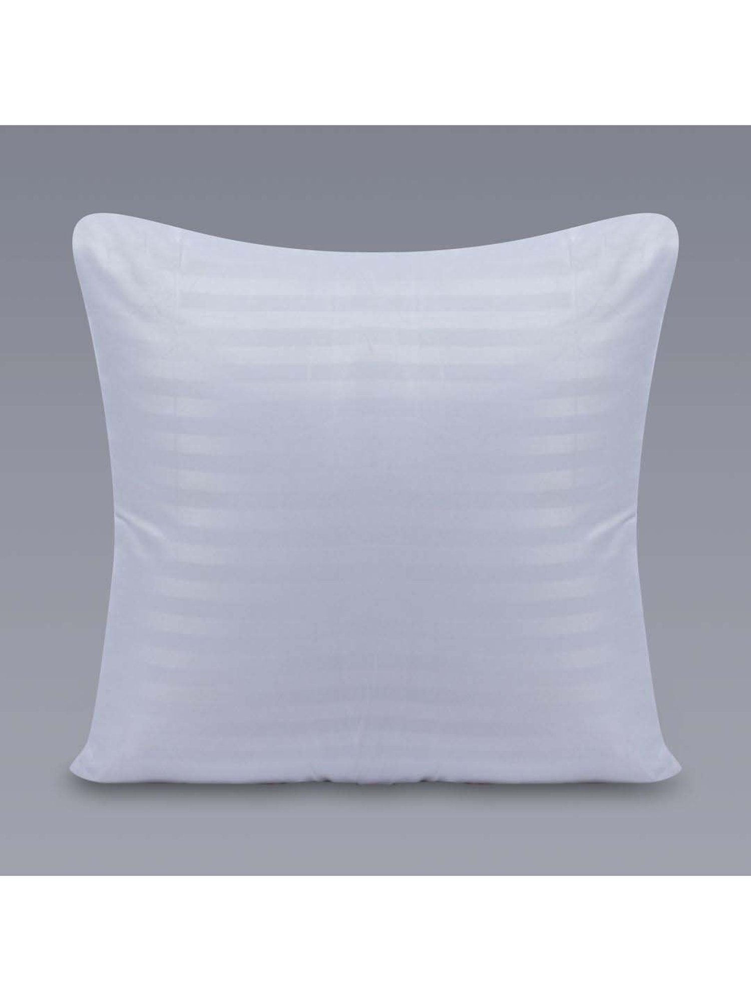 MFD HOME Furnishing White Microfibre Cushions - Set of 2