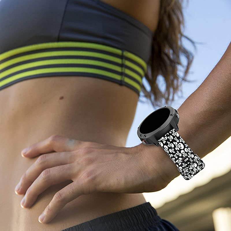 5 Band/6 Band, Compatible with Garmin 5/5 Plus/6/6 Pro/Instinct/Forerunner 935/945/Approach S60 Watch, Soft Silicone Sport Replacement Strap 22mm Quick Fit Band