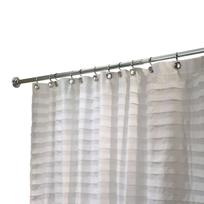 Tuxedo Shower Curtain White - iDESIGN