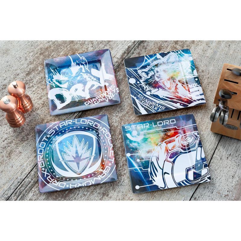Se7en20 Marvel Guardians of the Galaxy Vol. 2 8" Plastic Plates - 4 pack