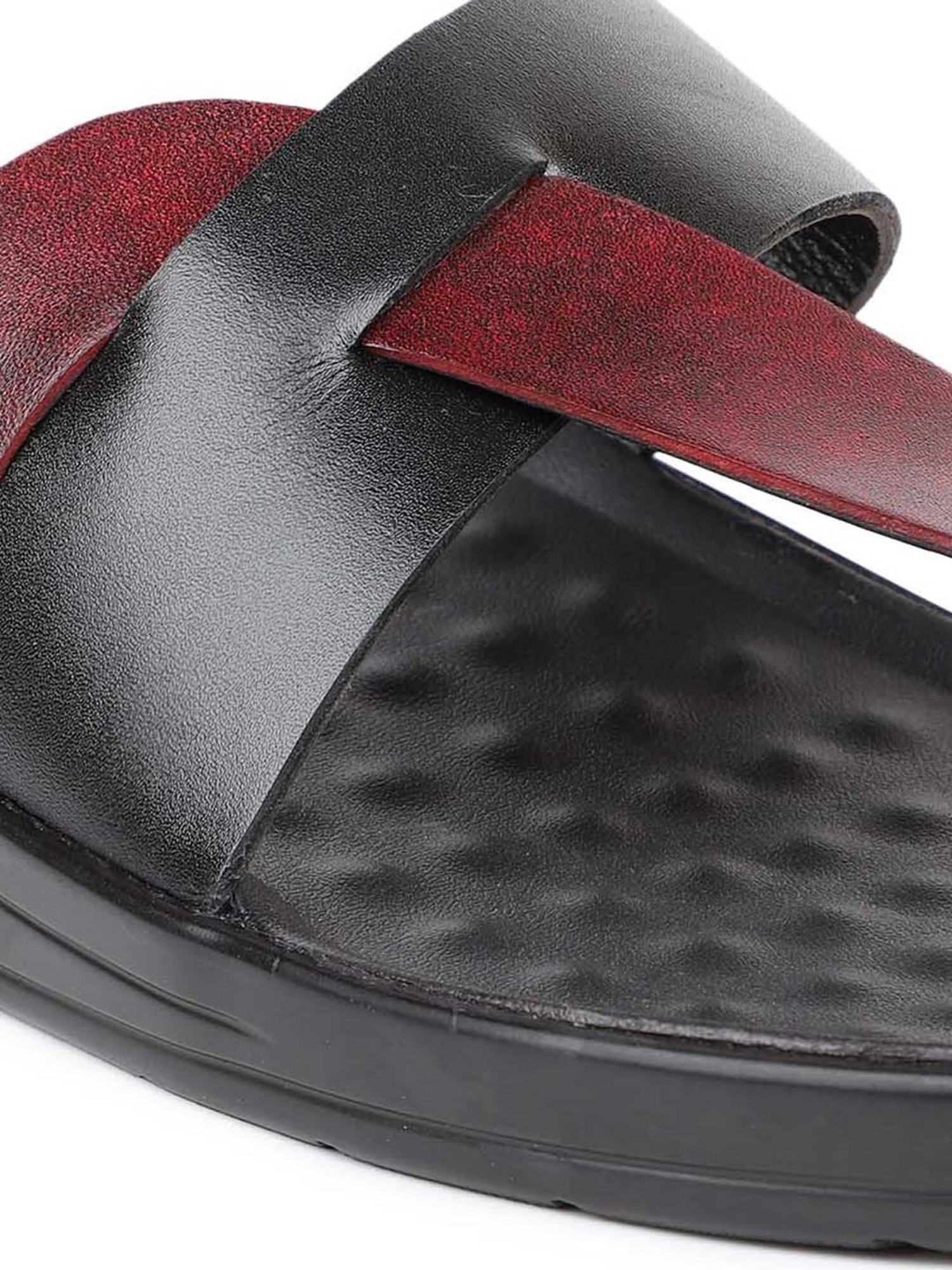 Privo by Inc.5 Men's Maroon Toe Ring Sandals