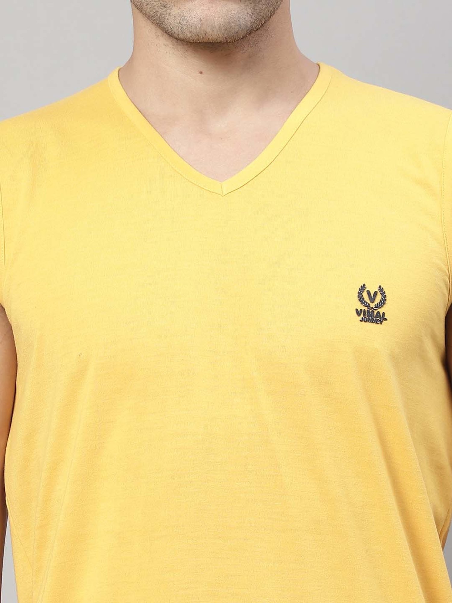 Vimal Jonney Multicolor Regular Fit Sleeveless Lounge T-Shirt - Pack of 3