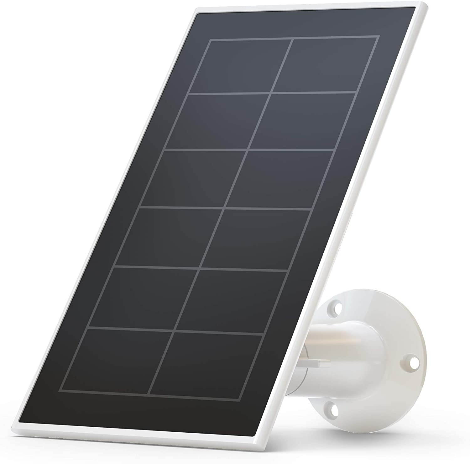 Arlo Certified Accessory - Essential Solar Panel Charger - Weather Resistant 8 ft Power Cable Adjustable Mount Only Compatible with Arlo Essential Cameras White - VMA3600