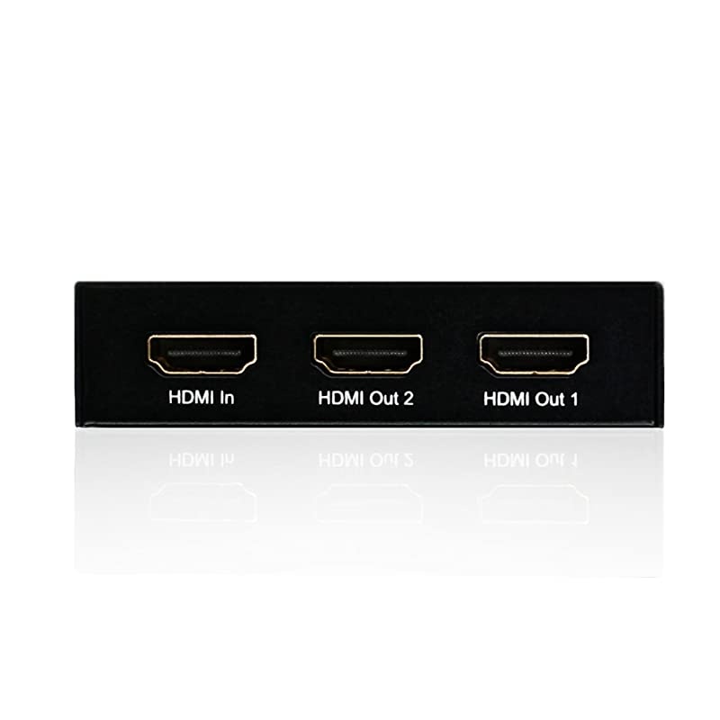 4K 2-Port HDMI Splitter, GHSP8422,BLACK