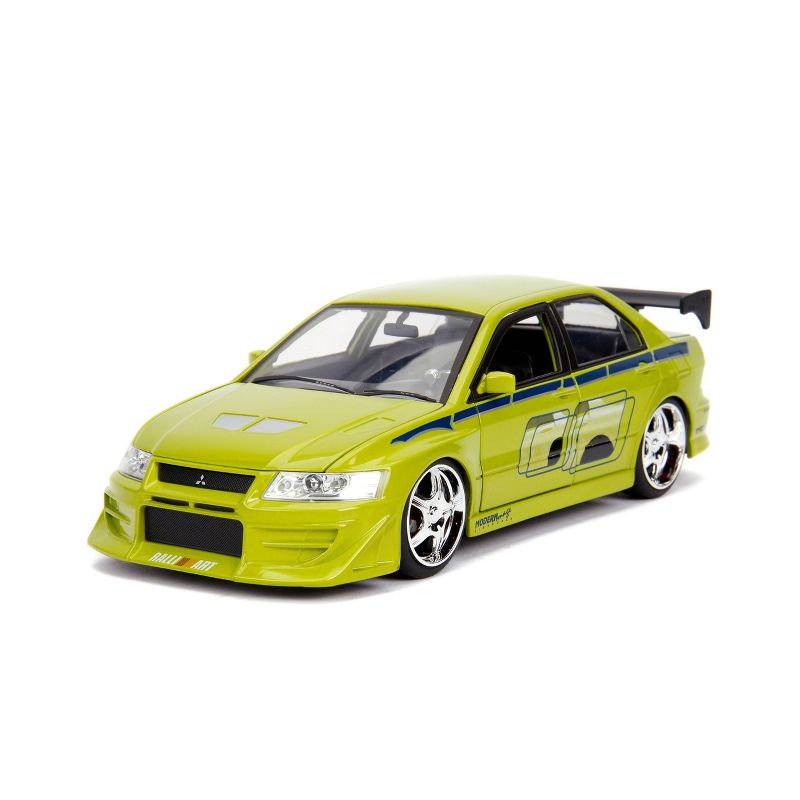 Jada Toys Fast & Furious 2002 Mitsubishi Lancer Evolution VII Die-Cast Vehicle 1:24 Scale Green