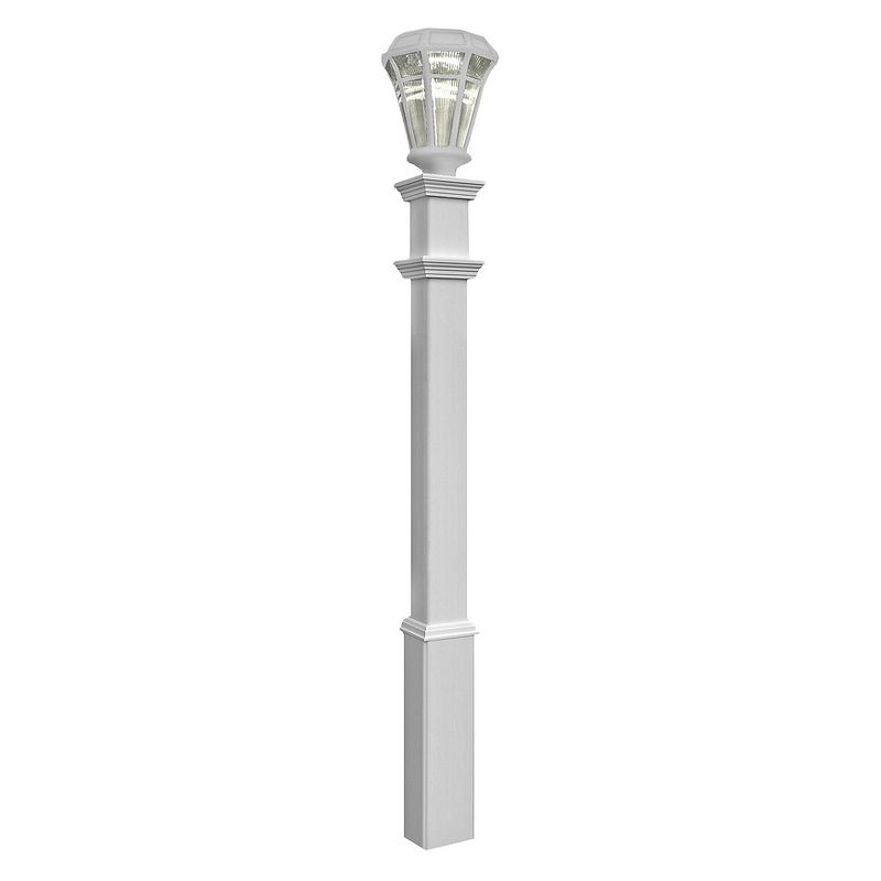 Kathy Ireland J du J Sierra Craftsman 18"H White Outdoor Post Mount Light