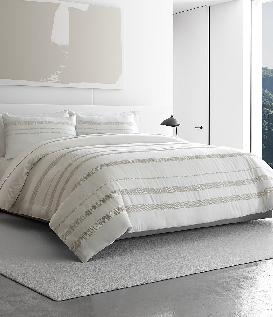 Vera Wang Pucker Grid Duvet Cover Mini Set