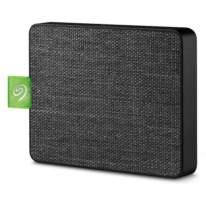 Seagate Ultra Touch SSD 500GB External Solid State Drive Portable USB-C USB 3.0 - Black (STJW500401)