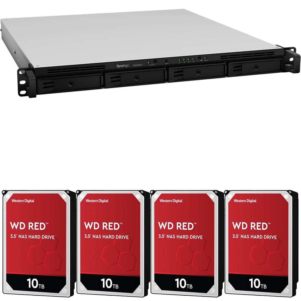 Synology RS820RP+ 4-Bay RackStation NAS with 8TB (4x2TB) of Western Digital RED NAS Drives Fully Assembled Tested By CustomTechSales