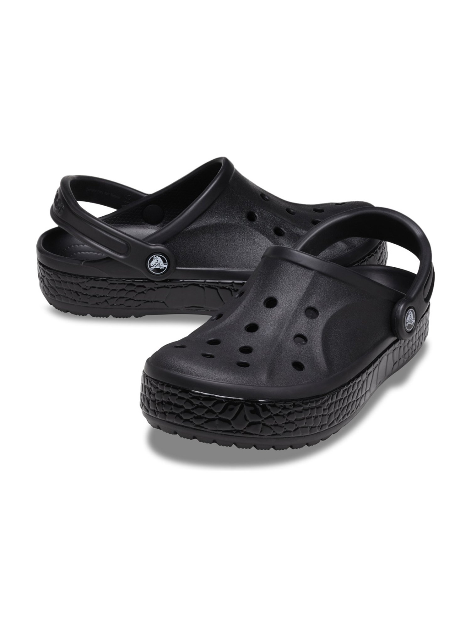 Crocs Men's Bayaband Black Back Strap Clogs