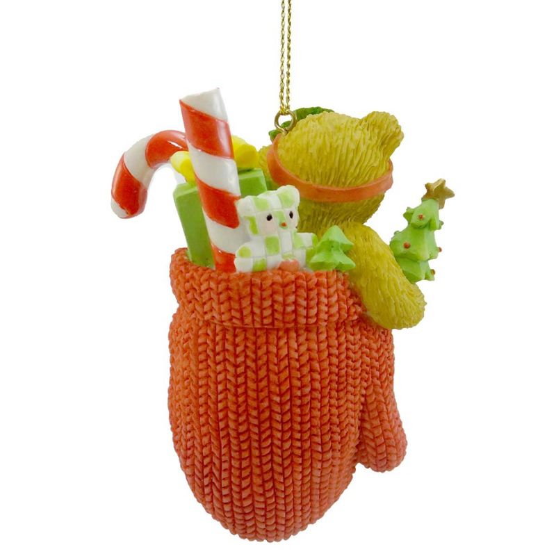 Cherished Teddies A Handful Of Holiday Cheer Dated 2007 Ornament Teddy Bear  -  Tree Ornaments